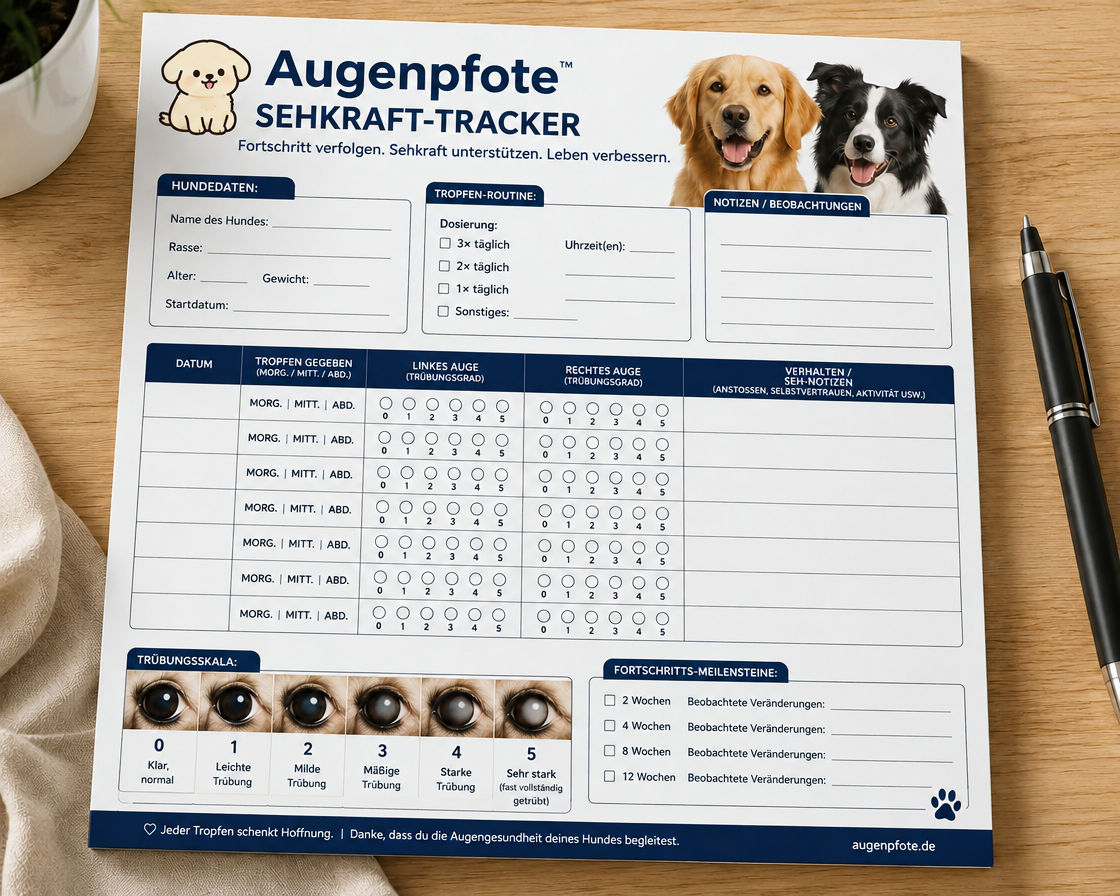 Augenpfote Sehkraft-Tracker