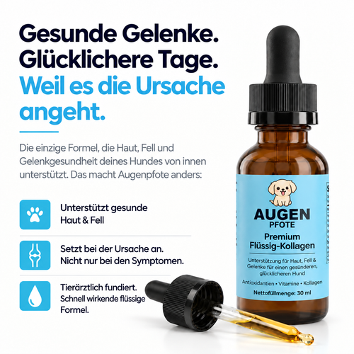 Augenpfote Premium Flüssig-Kollagen
