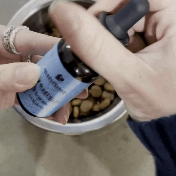 KlarBlick™ Futter-Tropfen – Anwendung